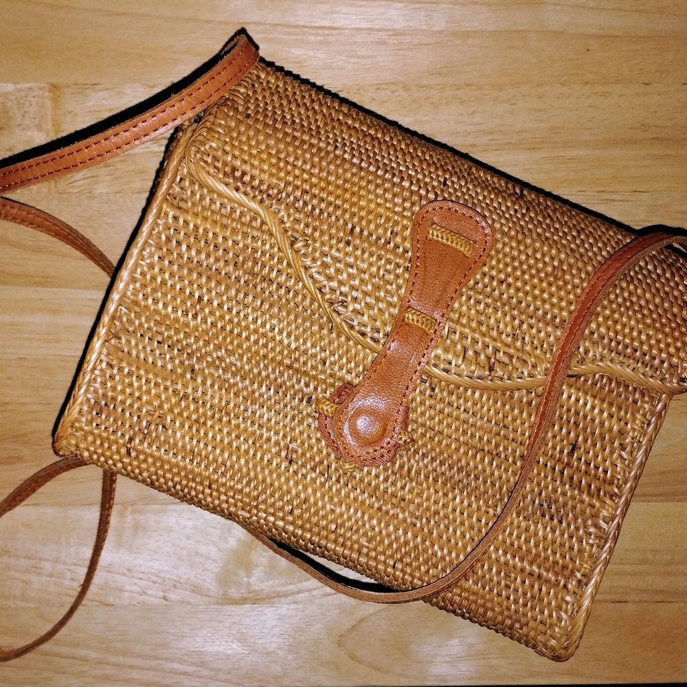 Vintage Bali/Rattan Crossbody Bag #ClassicBali